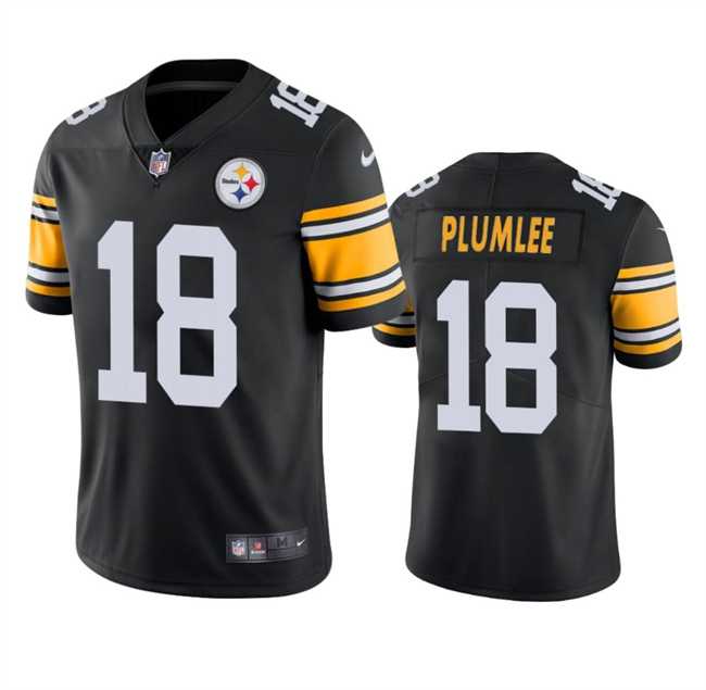 Men & Women & Youth Pittsburgh Steelers #18 John Rhys Plumlee White Vapor Untouchable Limited Stitched Jersey